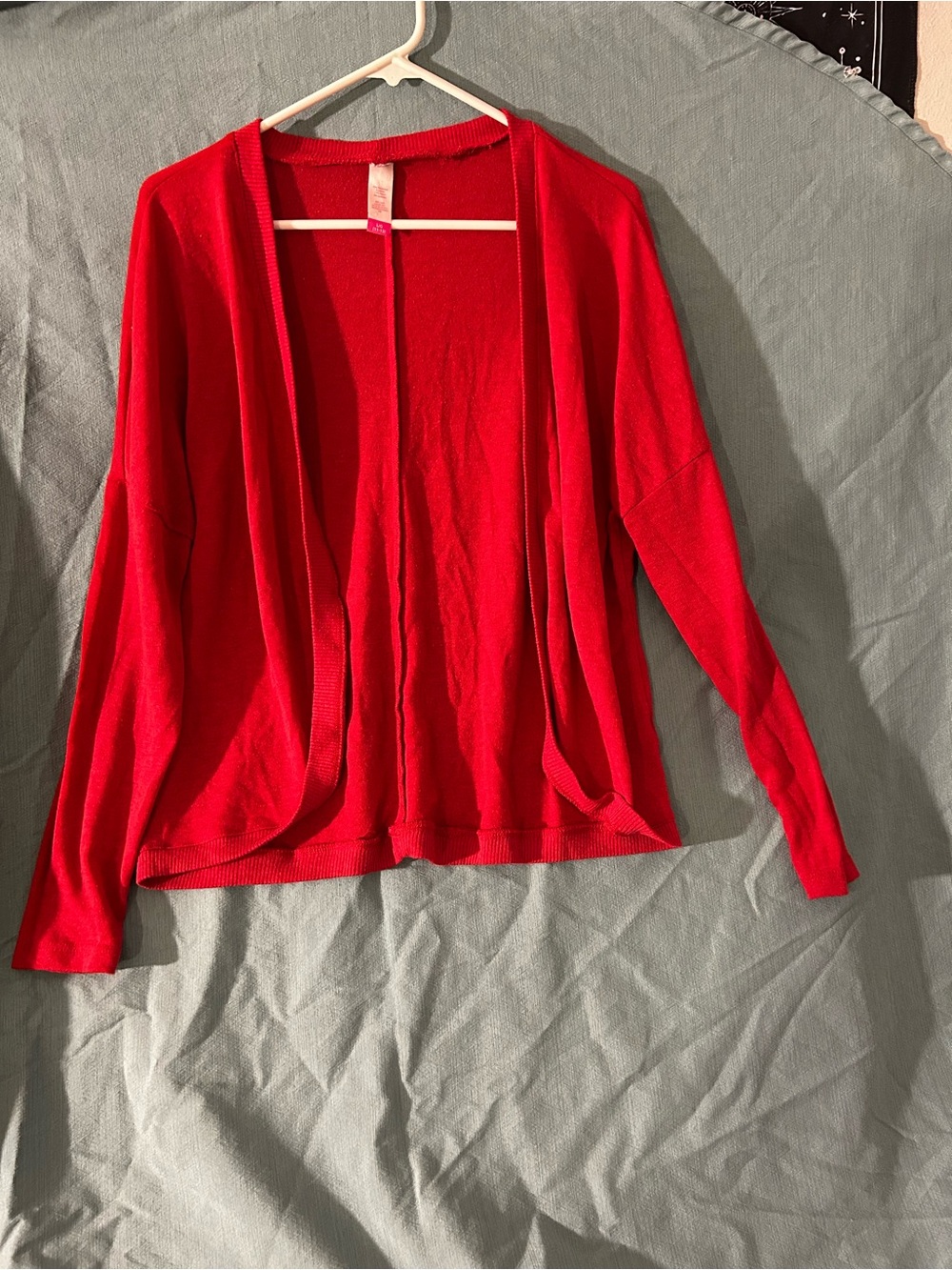 & Other Stories Red Open-Front Women's Cardigan